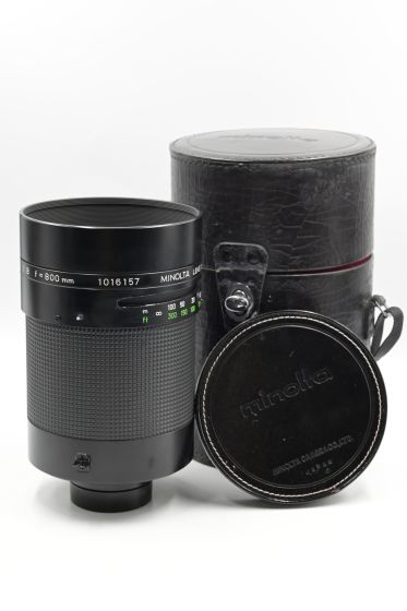 Minolta 800mm f8 RF Rokkor Lens for Leica R Mount with Case
