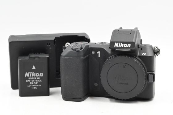 Nikon 1 V2 14.2MP Mirrorless Digital Camera Body Black