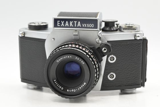 Ihagee Exakta Varex VX 500 Film Camera Kit w/ 50mm f2.8 Lens