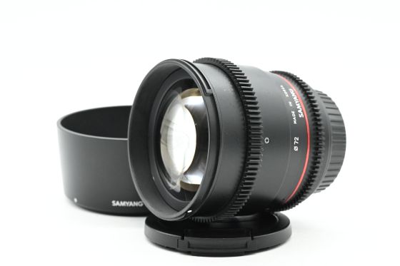 Samyang 85mm T1.5 AS IF UMC  CINE Lens Canon EF