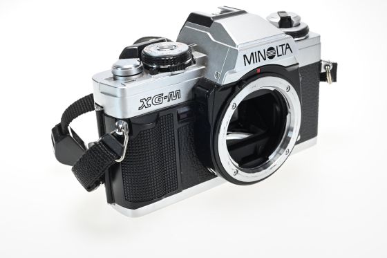 Minolta XG-M SLR Film Camera Body Chrome XGM