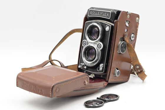 Rolleiflex 3.5 MX Type 1 TLR Camera w/75mm f3.5 Opton Tessar Lens