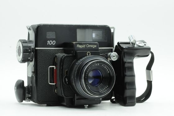 Koni Omega Rapid 100 Medium Format Camera Set w/90mm f3.5, 120 Back *Read