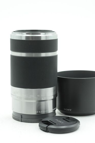 Sony E 55-210mm f4.5-6.3 OSS Lens SEL55210 Silver