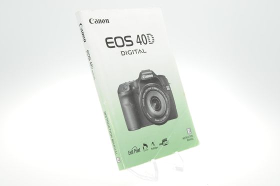 Canon 40D User Instruction Manual Guide