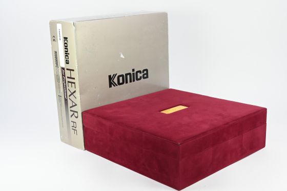 Konica Hexar RF Camera Velvet Box Case (Box Only!)