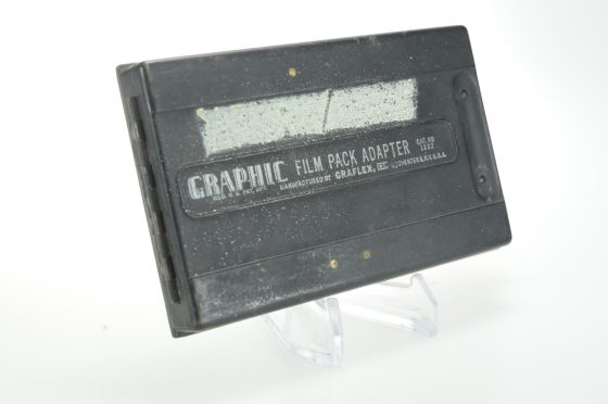 Graphic Film Pack Adapter 2 1/4 x3 1/4 by Graflex Cat. 1132