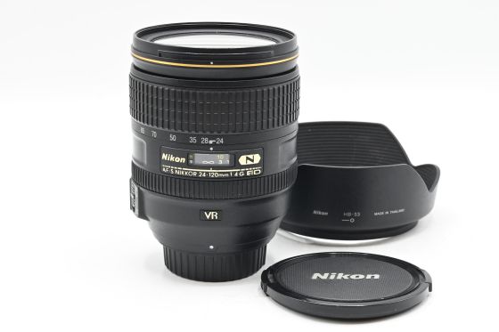 Nikon Nikkor AF-S 24-120mm f4 G ED VR Lens