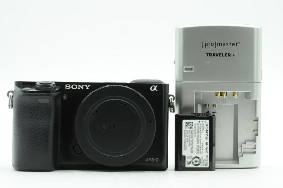 Sony Alpha A6000 24.3MP Mirrorless Digital Camera Body