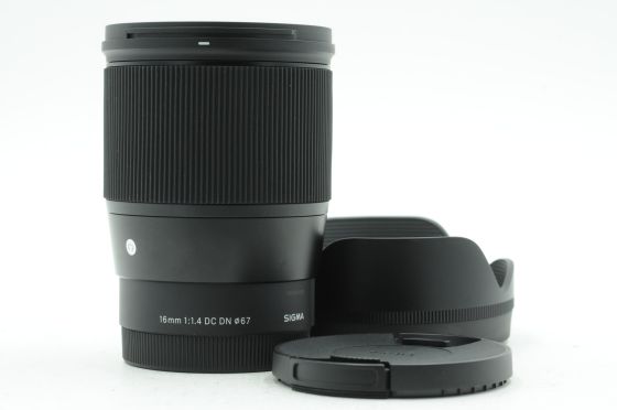Sigma AF 16mm f1.4 C DC DN Contemporary Lens Sony E-Mount