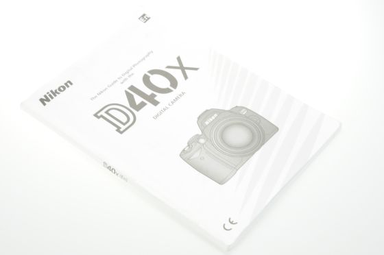 Nikon D40x Instruction Manual Guide