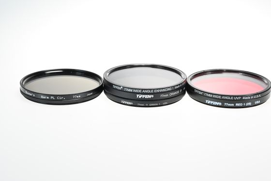 Lot of 77mm Assorted Filters