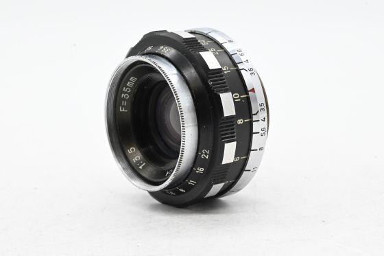 Sankyo Koki Komura 3.5cm 35mm f3.5 M39 LTM Lens RARE