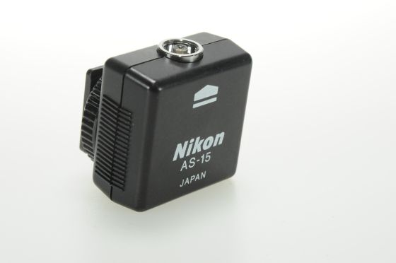 Original Nikon AS-15 Sync Terminal Adapter Hot Shoe to PC