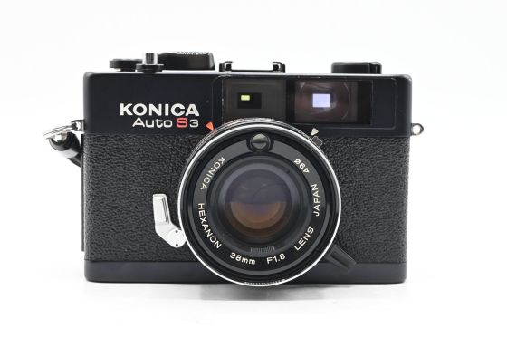 Konica Auto S3 35mm Film Rangefinder Camera w/38mm f1.8 lens