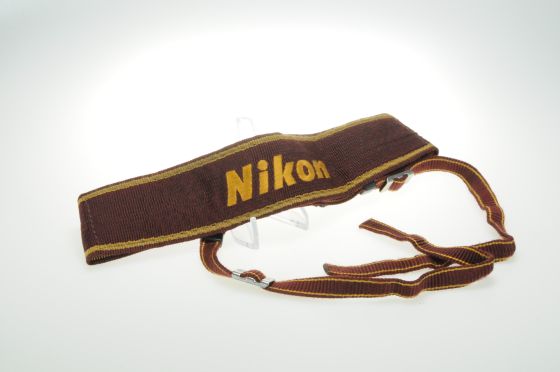 Nikon AN-6W Nylon Wide Neck Shoulder Strap (Wine & Yellow)