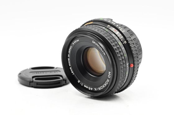 Minolta MD 45mm f2 Rokkor-X Lens