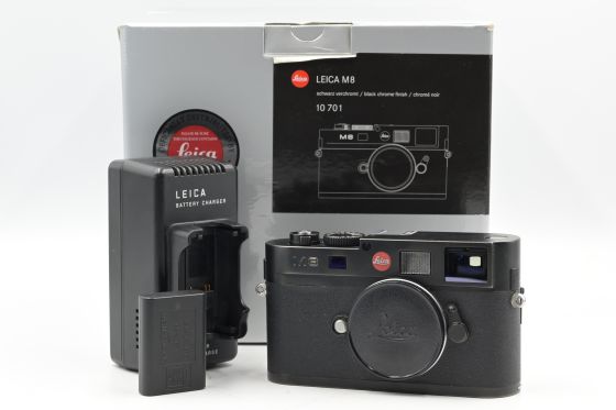 Leica M8 10.3MP Black Digital Rangefinder Camera Body
