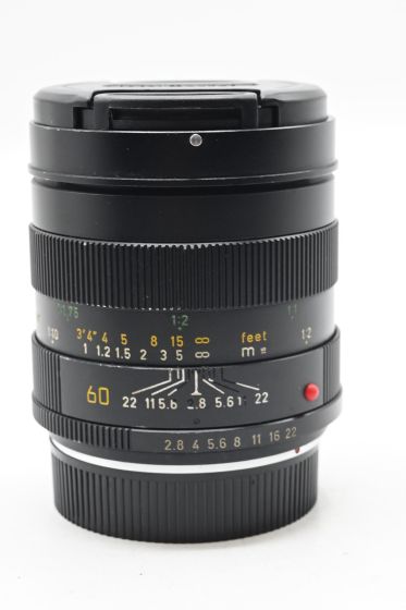 Leica 60mm f2.8 Macro-Elmarit-R 3-Cam Lens *Read