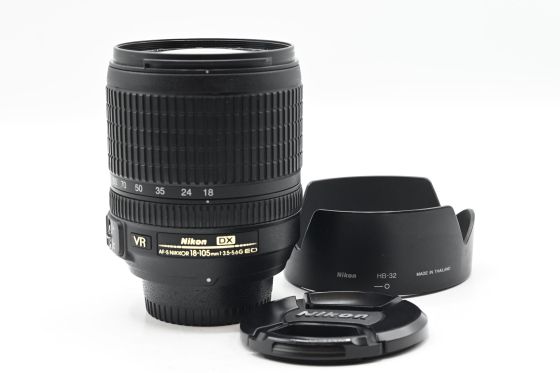 Nikon Nikkor AF-S 18-105mm f3.5-5.6 G ED DX VR Lens