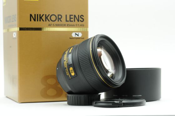 Nikon Nikkor AF-S 85mm f1.4 G SWM IF Lens AFS