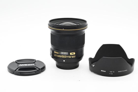 Nikon Nikkor AF-S 20mm f1.8 G ED Lens