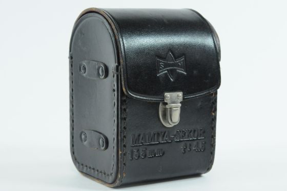 Mamiya Sekor Leather hard case 135mm f4.5 TLR Lens