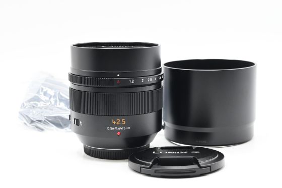 Panasonic Lumix G 42.5mm f1.2 DG Nocticron Power OIS Leica Lens MFT H-NS043
