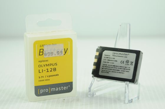 Promaster For OLYMPUS LI-12B LI12B Lithium-Ion Battery
