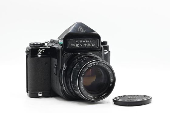 Pentax 6x7 Medium Format Camera Kit w/ 105mm f2.4 Lens, Penta Prism Finder