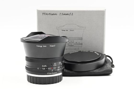 TTArtisan 7.5mm f2 DJ-Optical Fisheye Lens for Fuji X Mount