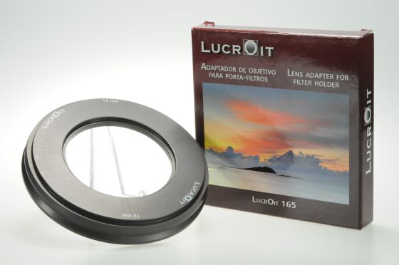 Formatt Hitech 72mm Adapter Ring for 165mm Lucroit Filter Holder