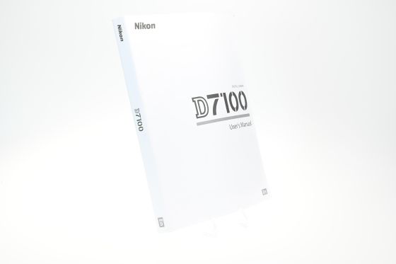 Nikon D7100  User's Manual Instruction Book