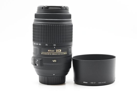Nikon Nikkor AF-S 55-300mm f4.5-5.6 G ED VR DX Lens AFS *Read