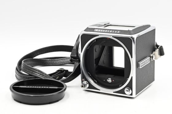 Hasselblad 500C/M Camera Body Chrome 500CM w/RWC & Leather Strap