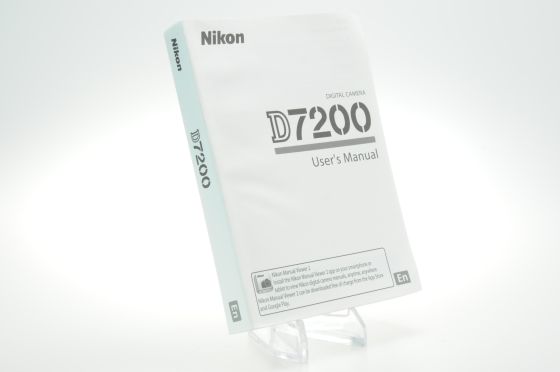 Nikon D7200 Digital Camera Instruction Manual