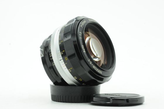 Nikon Nikkor-S.C. Non-AI 55mm f1.2 Lens