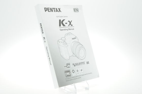 Pentax K-x Instruction Operating Manual Guide