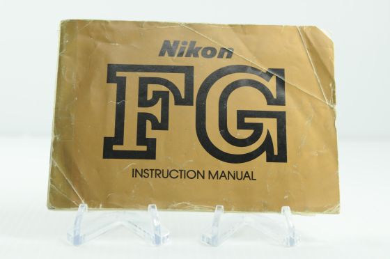 Nikon FG Instruction Manual