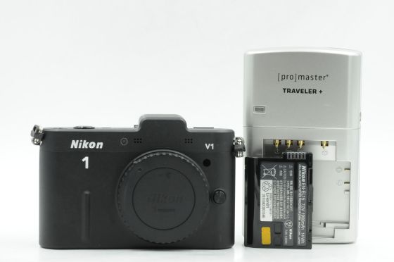 Nikon 1 V1 10.1MP Mirrorless Digital Camera Body Black