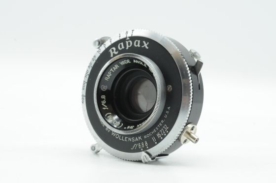 Wollensak 3 1/2 (90mm) f6.8 Raptar Wide Angle Lens