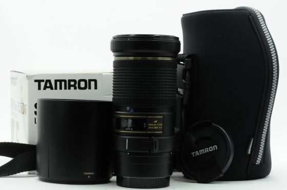 Tamron B01 AF 180mm f3.5 SP Di LD ASPH IF Macro 1:1 Lens Canon EF