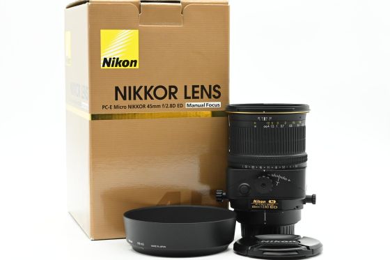 Nikon Nikkor PC-E 45mm f2.8 D ED Micro Lens PCE