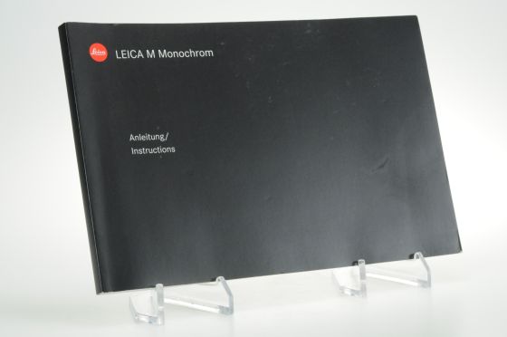 Leica M Monochrome Instruction Manual Guide