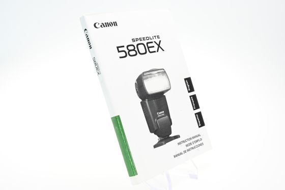 Canon 580EX Speedlite Instruction Manual
