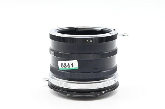 Nikon Model K Extension Tube Ring Set w/K1 K2 K3 K4 K5