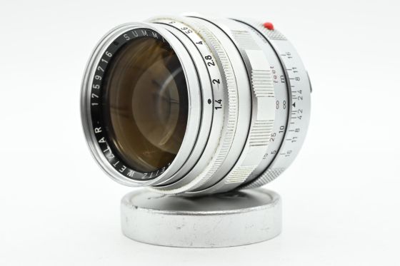 Leica 11014 M 50mm f1.4 Summilux Chrome Lens (v.I)