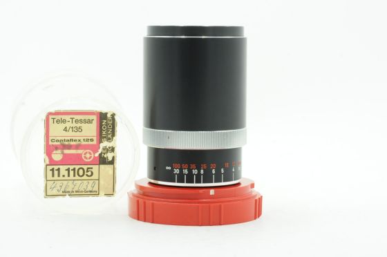 Carl Zeiss 135mm f4 Tele-Tessar Lens for Contaflex 126 *Read