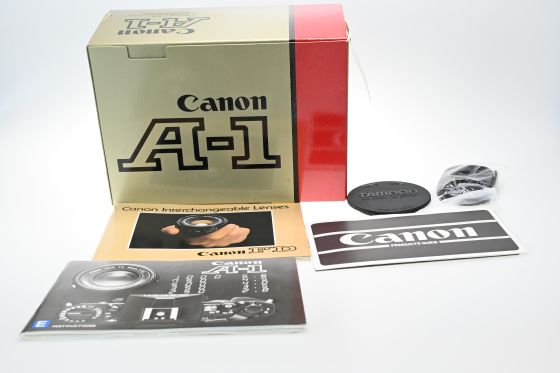 Canon A-1 SLR Film Camera *Box Only* w/ Instruction Manuals & Foam Inserts