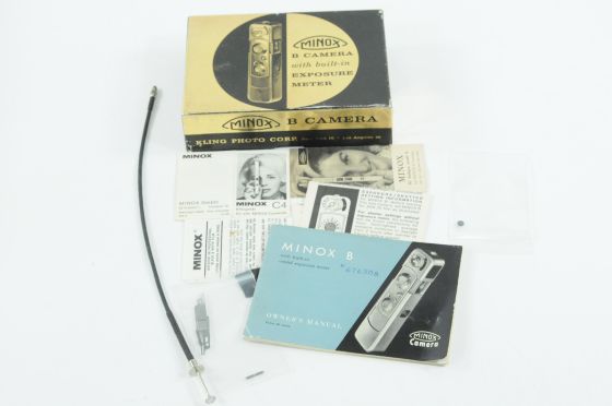 Minox B Miniature Spy Camera Box Only